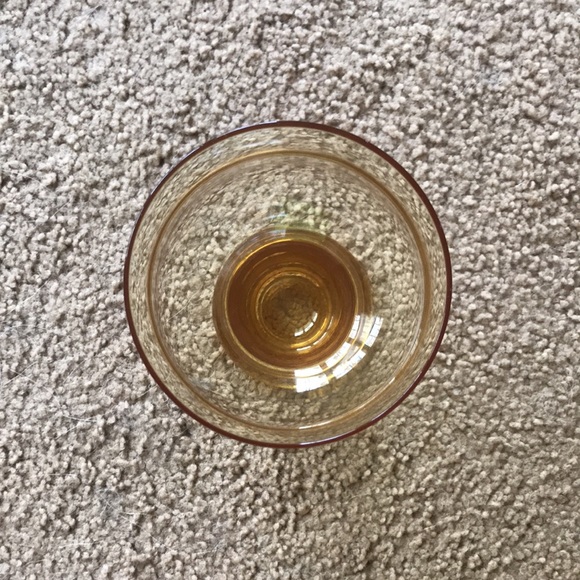 Vintage LENOX Clarion Yellow Blown Crystal Goblets *Set of 4* - Picture 6 of 14